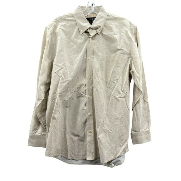 Banana Republic Shirts Mens Small Long-sleeve Button-Down Geometric Clas… - Picture 1 of 8